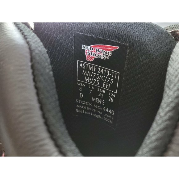 Red Wing Metguard BOA 4440 Waterproof Steel Toe Work Boots ASTM F2413-11 Size 7 - Picture 7 of 12